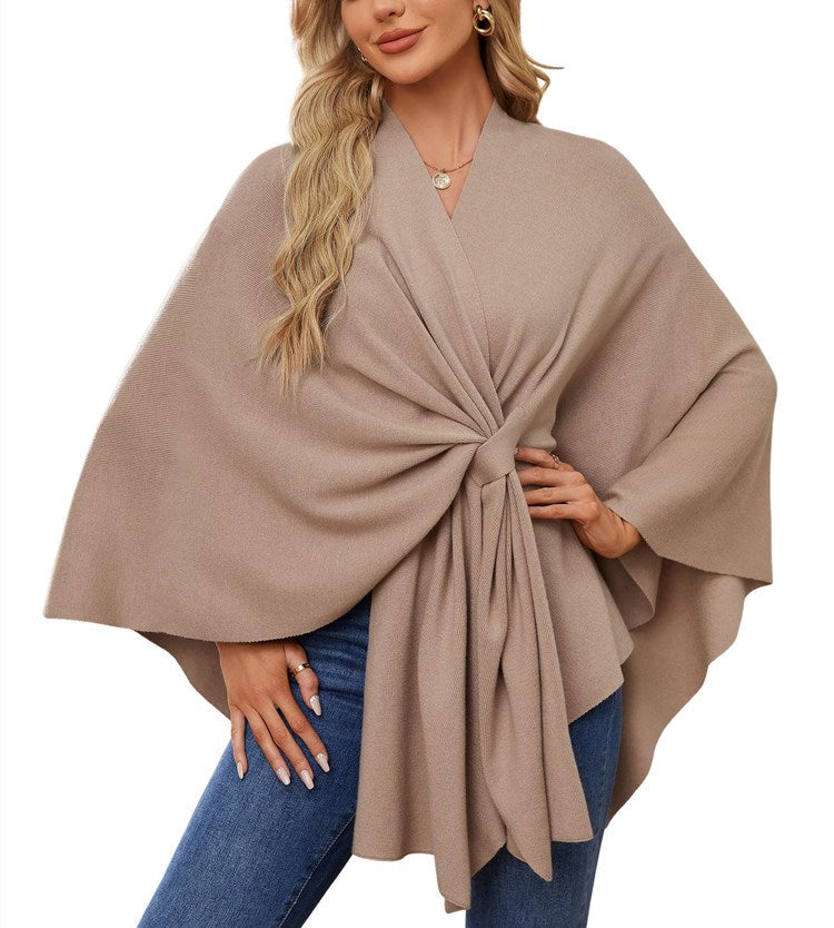 Women's Elegant Shawl Wraps Soft Open Front Poncho Sweater(Buy 2 Free Shipping)