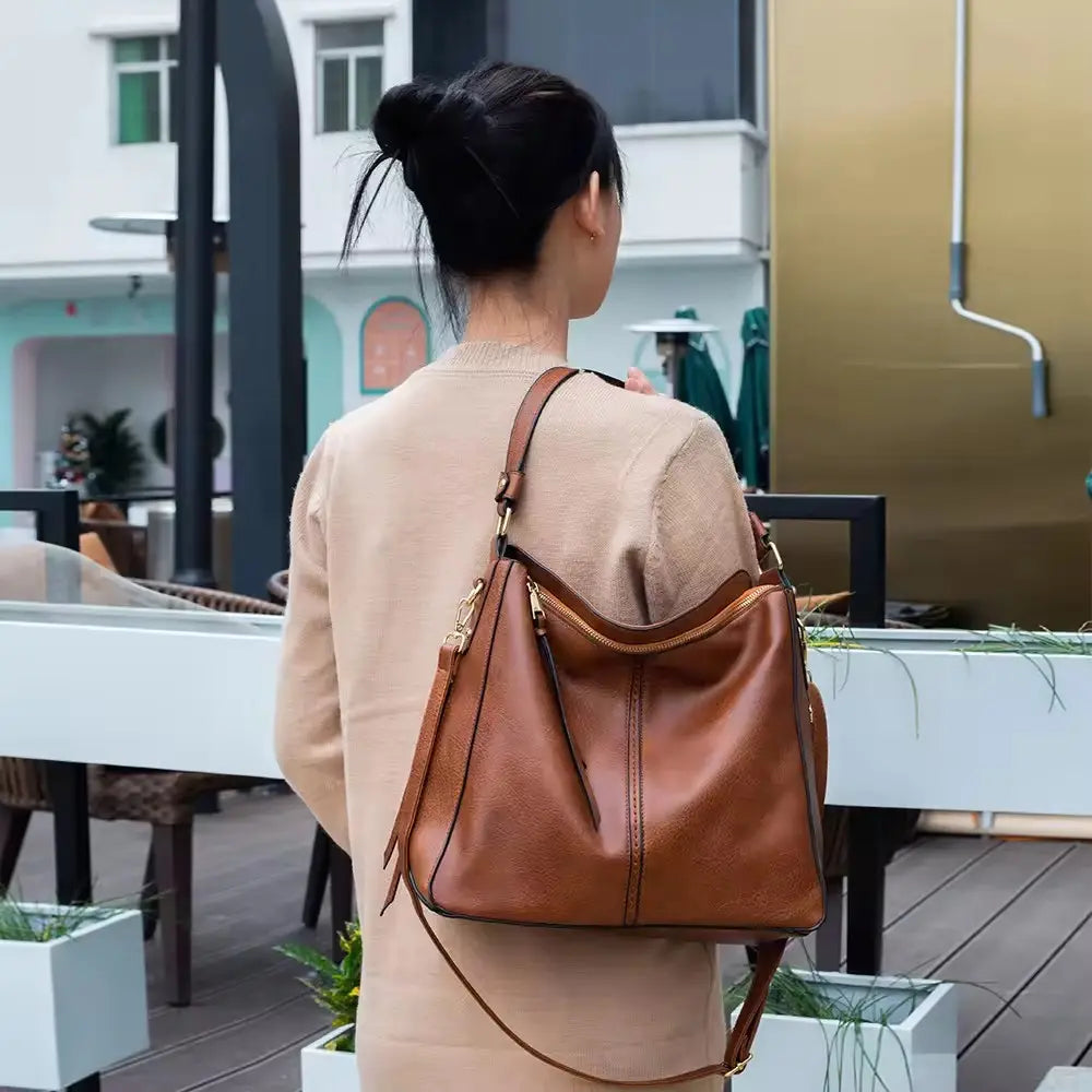 Luxury Anti-Theft Handbag with FREE Pouch Wallet