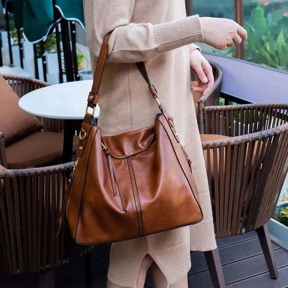 Luxury Anti-Theft Handbag with FREE Pouch Wallet