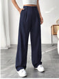 High Waist Wide-Leg Versatile Casual Suit Pants