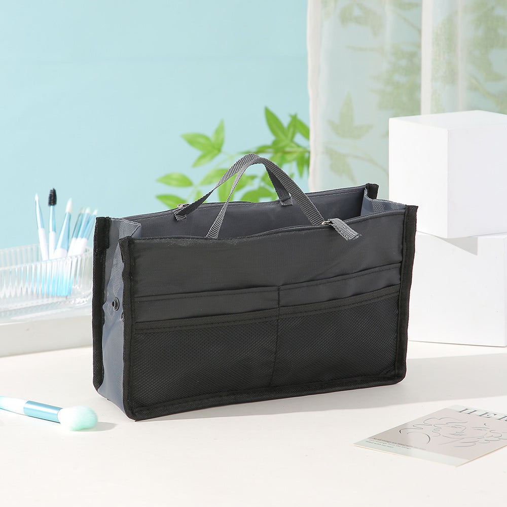 Large Capacity Cosmetic Bag Organizer with Double Zipper