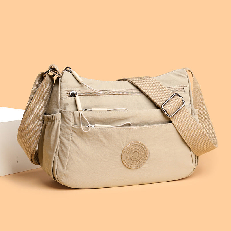 Multi-Compartment Lightweight Crossbody Bag for Women