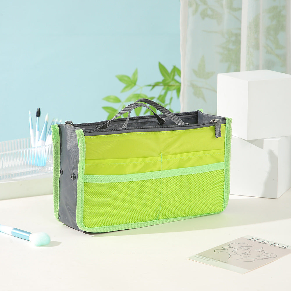 Large Capacity Cosmetic Bag Organizer with Double Zipper