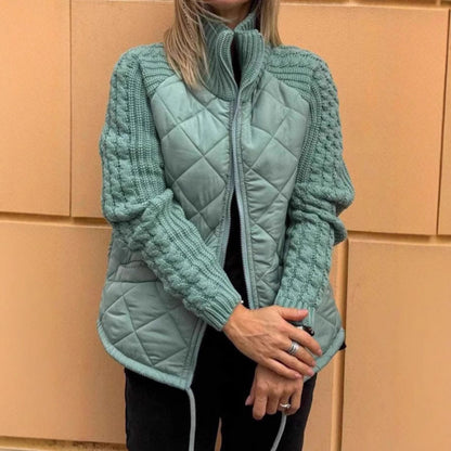 Aure Paris Casual Knitted Zipper Jacket