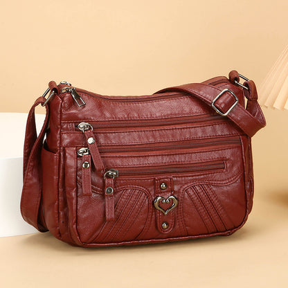 🔥50% OFF! ✨Women's Leather Crossbody Bag – Versatile Multi-Function Purse for Everyday Use