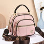Multi-Pocket Crossbody Bag with Adjustable Wide Strap