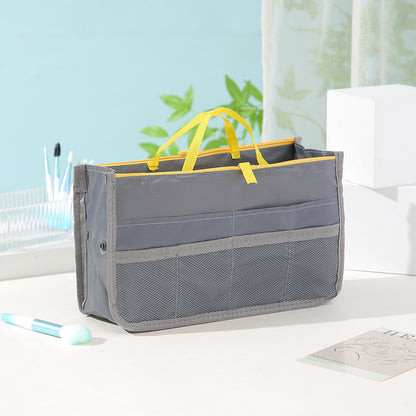 Large Capacity Cosmetic Bag Organizer with Double Zipper