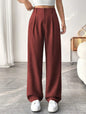 High Waist Wide-Leg Versatile Casual Suit Pants