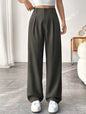 High Waist Wide-Leg Versatile Casual Suit Pants