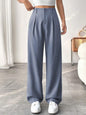 High Waist Wide-Leg Versatile Casual Suit Pants