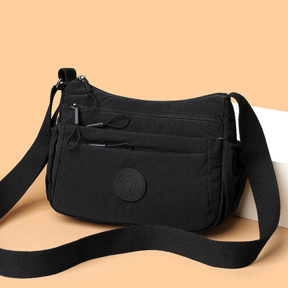 Multi-Compartment Lightweight Crossbody Bag for Women