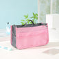 Large Capacity Cosmetic Bag Organizer with Double Zipper