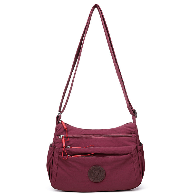 Multi-Compartment Lightweight Crossbody Bag for Women