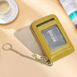 Cross-Border Small Card Bag Document Bag Rfid Anti-Theft Bank Card Bus Card Document Bag Car Key Zipper Bag