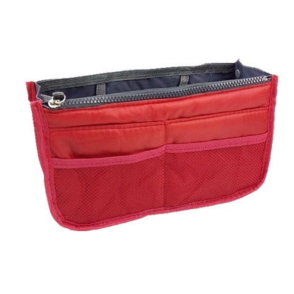 Large Capacity Cosmetic Bag Organizer with Double Zipper