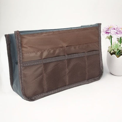Large Capacity Cosmetic Bag Organizer with Double Zipper