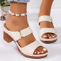 💥Last Day 49% OFF-Women's Solid Color Stylish Sandals Buy 2 Get Free Shipping Today