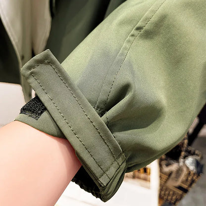 Elegant All-Weather Windbreaker Jacket