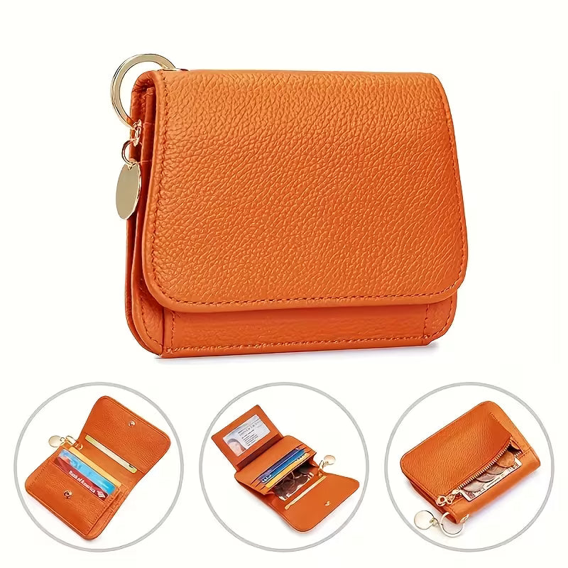 Aure Paris RFID Blocking Leather Wallet with Card Holder & Coin Pocket