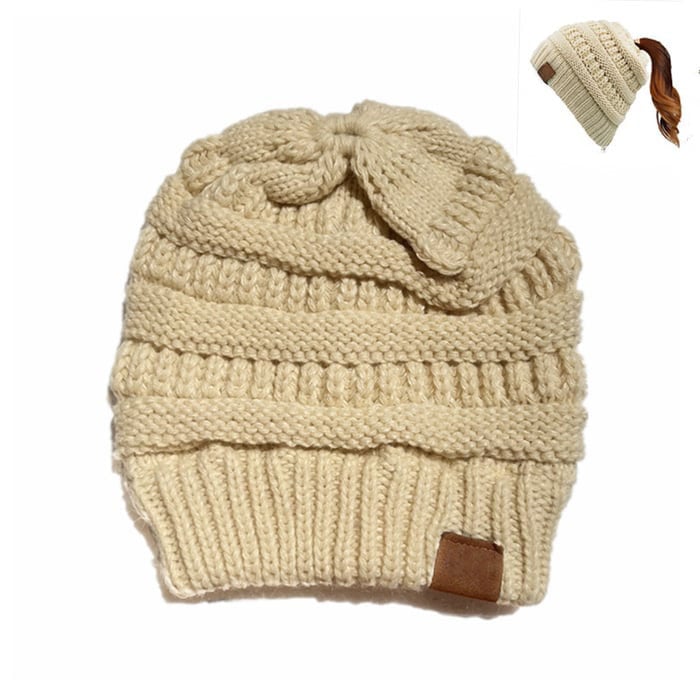 Women's Ponytail Beanie Hat