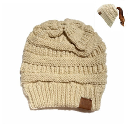 Women's Ponytail Beanie Hat