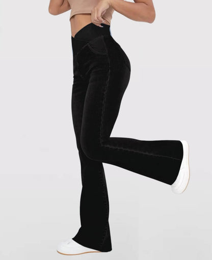 Jeans High Waisted Crossover