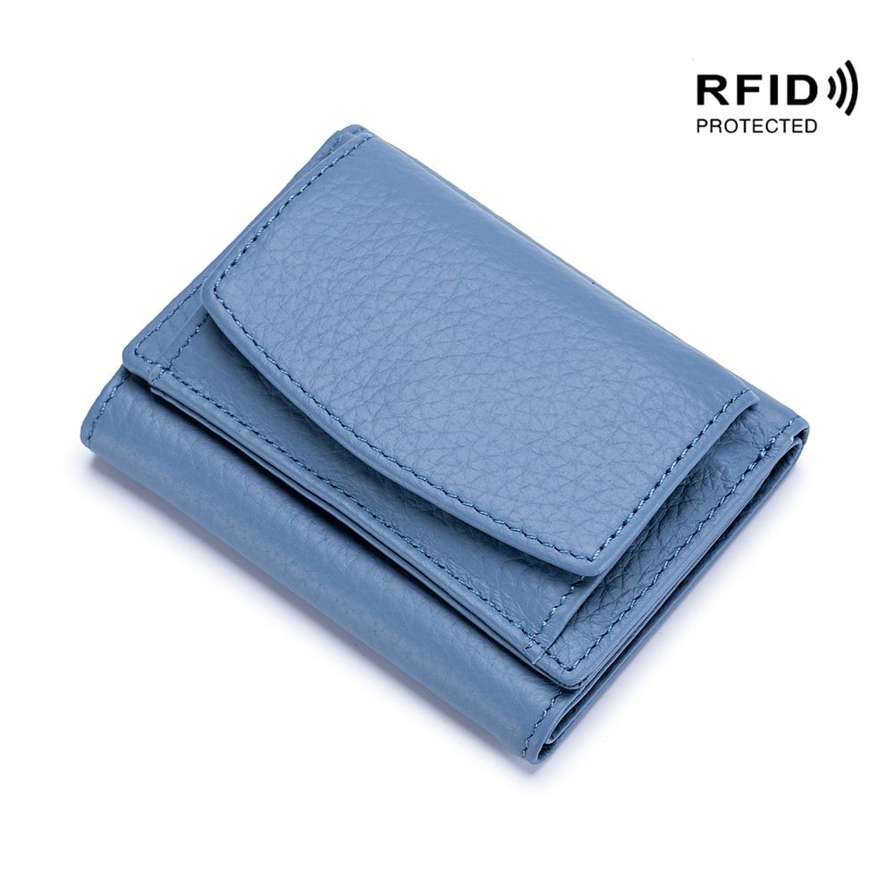 ✨Last Day 49% OFF✨New Genuine Leather RFID Blocking Card Holder Organizer Pocket Mini Wallet Buy 2 Get Free Shipping Today