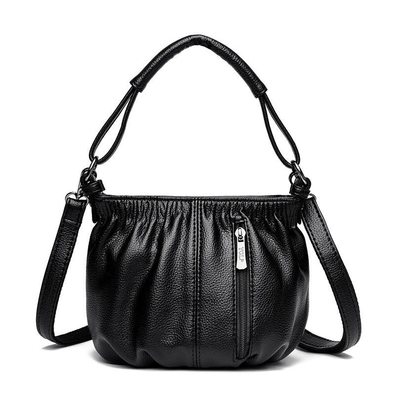 PU Leather Small Shoulder Bag – Casual Crossbody Purse for Women