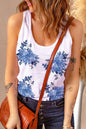 Casual Letter Print MOTORCYCLE Graphic Tank Top