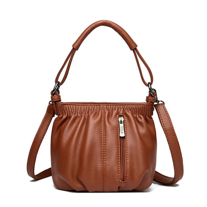 PU Leather Small Shoulder Bag – Casual Crossbody Purse for Women