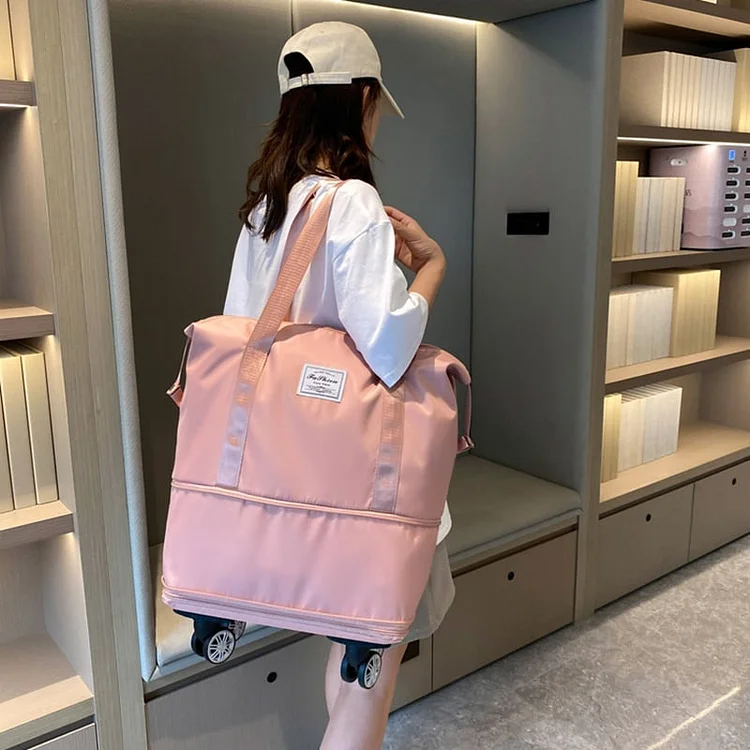 2025 New Large Capacity Travel Bag Universal Wheel Removable