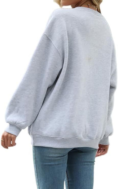 Womens Long Sleeve Sweatshirt with Pocket
