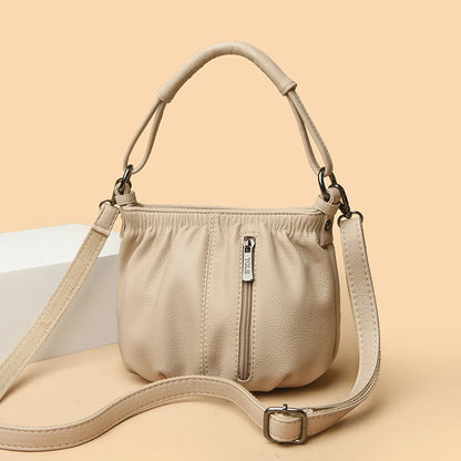 PU Leather Small Shoulder Bag – Casual Crossbody Purse for Women