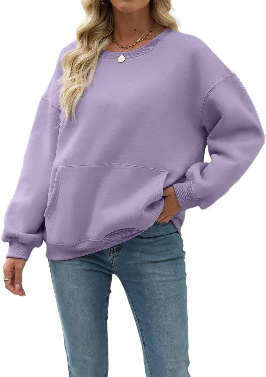 Womens Long Sleeve Sweatshirt with Pocket