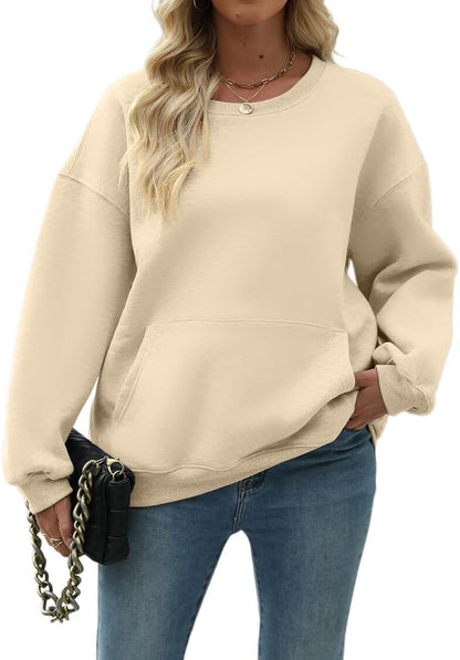 Womens Long Sleeve Sweatshirt with Pocket