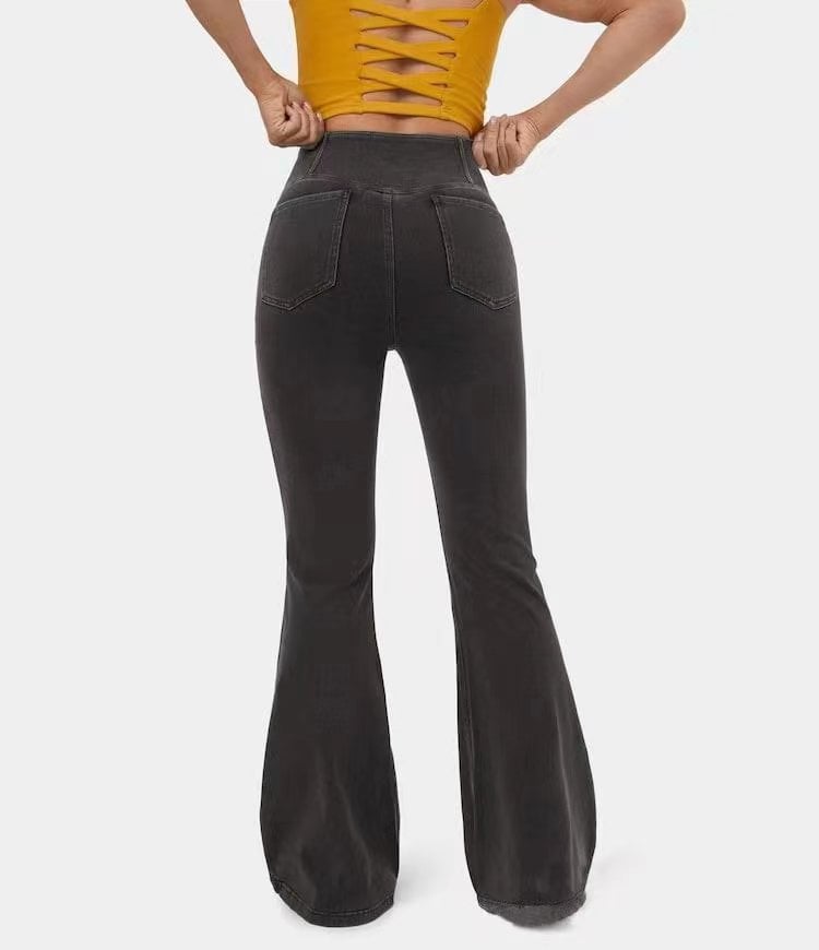 Jeans High Waisted Crossover