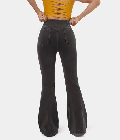 Jeans High Waisted Crossover