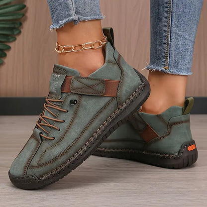 Aure Paris Women's Leather Sneakers – Soft Comfort