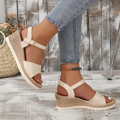🔥Last Day 70% OFF -Women's Comfort Classic Wedge Bowtie Slide Sandals