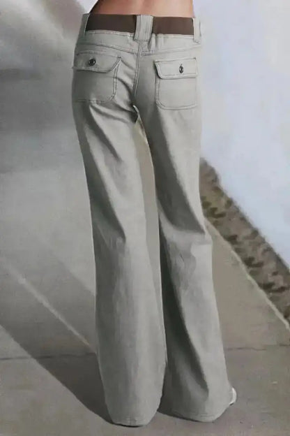 RAW HEM RIPPED PANTS