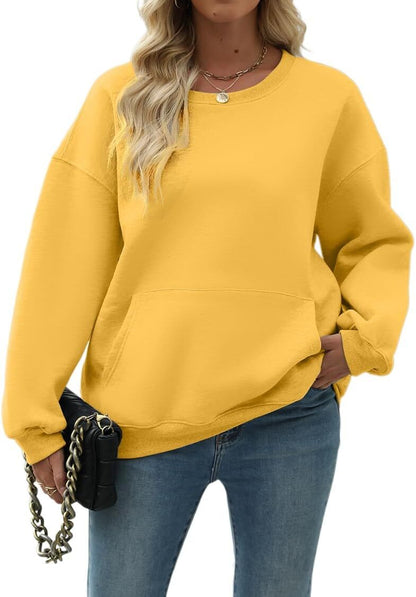 Womens Long Sleeve Sweatshirt with Pocket