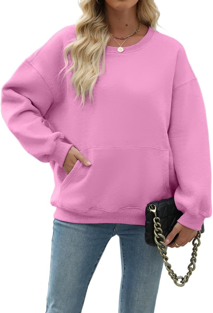 Womens Long Sleeve Sweatshirt with Pocket