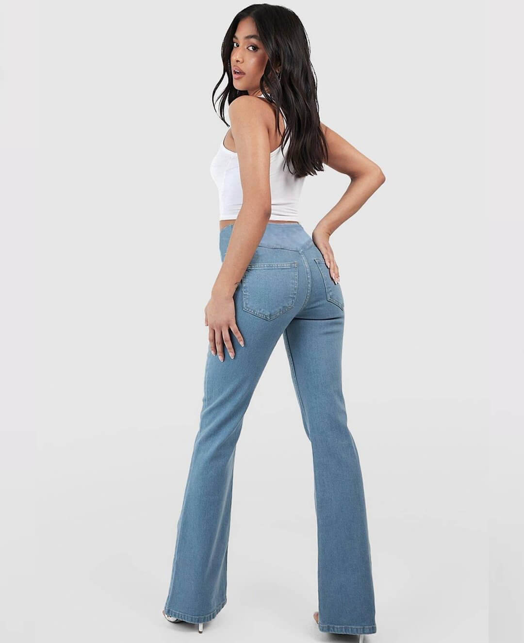 Jeans High Waisted Crossover