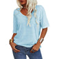 ✨Last Day 49% OFF✨Women's Solid Color V-Neck T-shirt Quick Ship Buy 2 Get Free Shipping Today