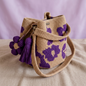Textile Floral Purse Bag