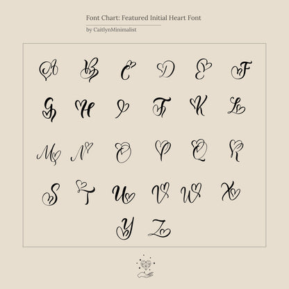 Initial Heart Necklace