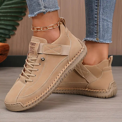 Aure Paris Women's Leather Sneakers – Soft Comfort