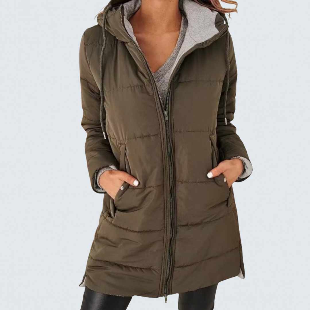 Casual Hooded Puffer Down Jacket