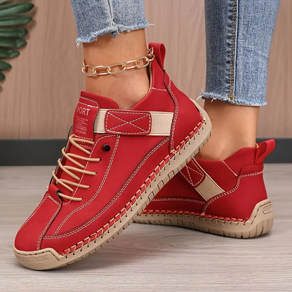 Aure Paris Women's Leather Sneakers – Soft Comfort