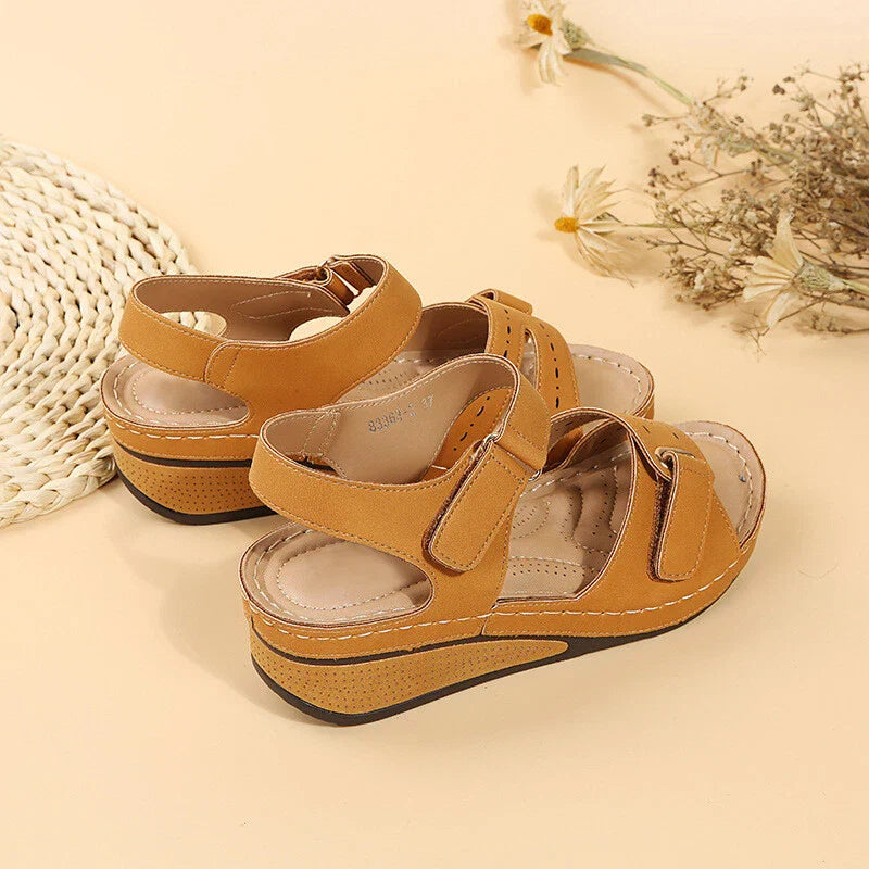 Women's wedge straps Open Toe Walking Shoes
